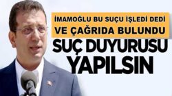 Emin Pazarcı’dan ‘Ekrem İmamoğlu’ çağrısı: Suç duyurusunda bulunulsun