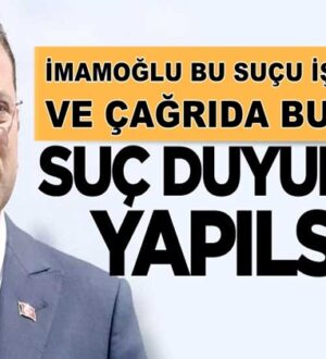 Emin Pazarcı’dan ‘Ekrem İmamoğlu’ çağrısı: Suç duyurusunda bulunulsun