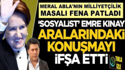 Emre Kınay Meral Akşener ile aralarındaki konuşmayı ifşa etti