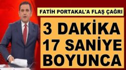 Fatih Portakal’a Kenan Kıran’dan flaş çağrı: 3 dakika 17 saniye boyunca