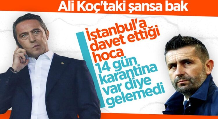 Fenerbahçe, Nenad Bjelica’yı istanbula davet etti Hoca Koronaya takıldı