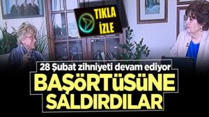 Halk TV’de Ayşenur Arslan’ın programında başörtüsüne saldırıldı