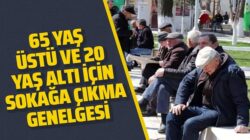 İçişleri Bakanlığı’ndan 65 yaş üstü ve 20 yaş altı için yeni genelge!