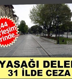 İçişleri Bakanlığı’ndan sokağa çıkma yasağı açıklaması geldi