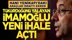 İmamoğlu Yeni kapıda araçları israf diye sergilemişti yeni araç ihalesi açtı