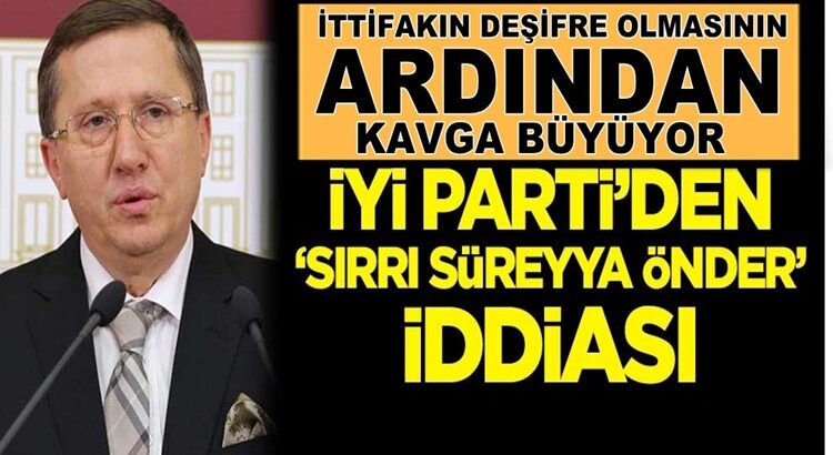  İYİ Parti’li Lütfü Türkkan’dan ‘Sırrı Süreyya Önder’ iddiası