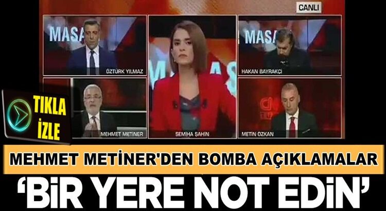  Mehmet Metiner’den çarpıcı Kılıçdaroğlu iddiası:Bir yere not edin