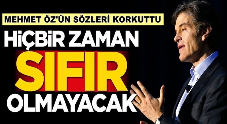  Mehmet Öz’ün sözleri korkuttu: Korona Hiçbir zaman sıfır olmayacak