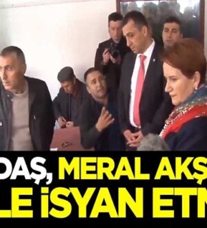 Meral Akşener’e Balıkesir’de Vatandaşlar HDP Konusunda bunları demişti