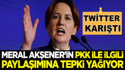 Meral Akşener’in PKK ile ilgili paylaşım yaptı twitter karıştı