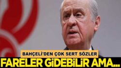 MHP Lideri Devlet Bahçeli’den tokat gibi sözler: Fareler gidebilir ama