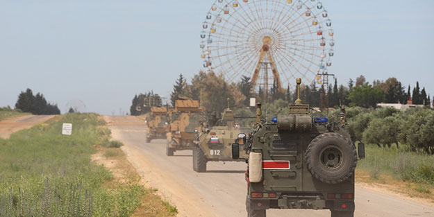  MSB duyurdu İdlib’de 8’inci Türk-Rus kara devriyesi icra edildi