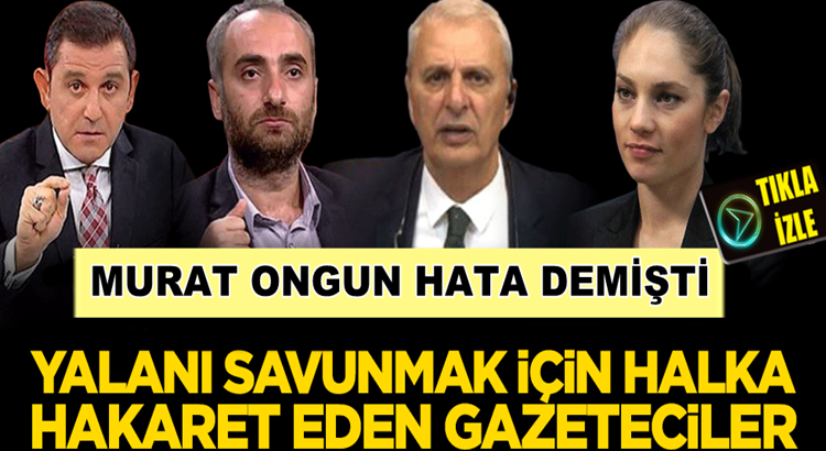  Murat Ongun Hata dedi işte Fazilet Durağı yalanını savunan gazeteciler