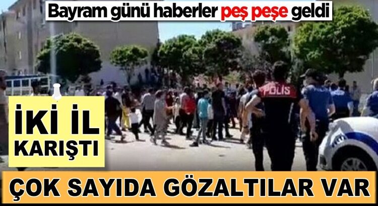  Tekirdağ ve Edirne’de sokağa çıkma yasağına uymayanlar polisle çatıştı