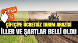 7 Şehirde yaşayan çiftçilere devlet ücretsiz arazi verecek