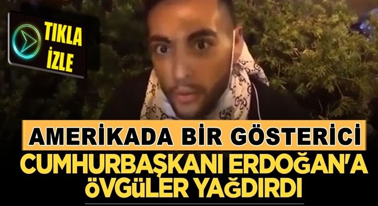  ABD’de George Floyd protestocusundan Erdoğan’a övgüler yağdı