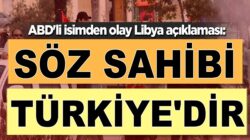 ABD’li Matthew Bryza: Libya’da söz sahibi Türkiye’dir