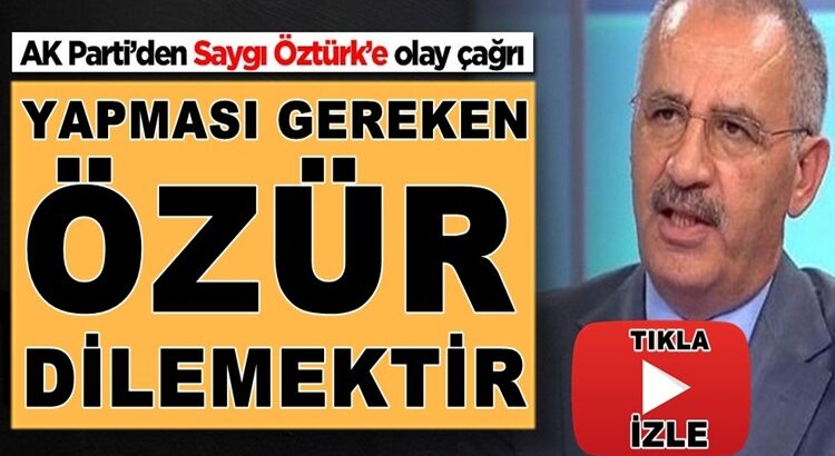  AK Parti’li Salih Cora, Saygı Öztürk’e olay çağrı! ‘Özür dilemek yerine…’