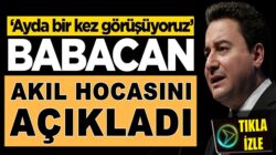 Ali Babacan kimden akıl aldığını açıkladı! ‘Ayda bir kez görüşüyoruz’