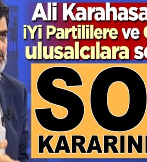 Ali Karahasanoğlu,İP’i alkışlıyorum: “Son kararınız mı?”