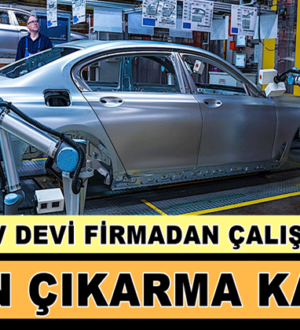 Alman otomobil devi BMW, 6 bin çalışanını işten çıkaracağını açıkladı