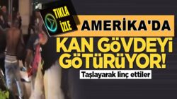 Amerika’de kan gövdeyi götürüyor! Dükkanları taşladılar linç ettiler