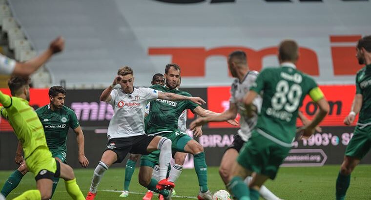  Beşiktaş kendi evinde Konyaspor’u 3 farkla rahat geçti