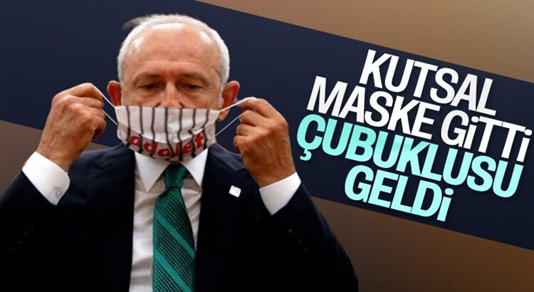  CHP’liler Atatürk maskelerini çıkarttı adalet yazılı maske taktı