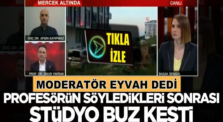  CNN TÜRK’te Profesörün korona sözleri sonrası stüdyo buz kesti!