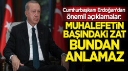 Cumhurbaşkanı Erdoğan’dan canlı yayında önemli açıklamalar