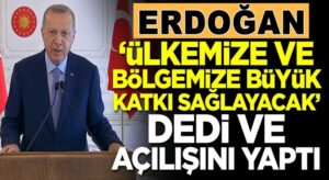 Cumhurbaşkanı Tayyip Erdoğan Kars Barajı’nın açılışını yaptı