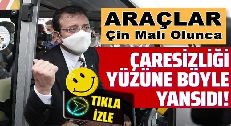  Ekrem İmamoğlu Adalar’a Faytonların yerine Çin Malı araç almış