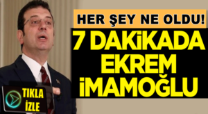 Ekrem İmamoğlu herşey çok güzel olacak dedi? Aslında ne oldu