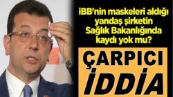 Ersoy Dede’den Çarpıcı iddia! İBB’nin maskeleri aldığı şirketin kaydı yokmu