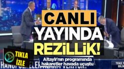 Fatih Altaylı’nın Teke Tek programında hakaretler havada uçuştu