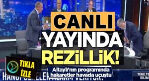 Fatih Altaylı’nın Teke Tek programında hakaretler havada uçuştu