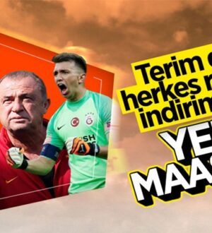 Galatasaray’da Fatih Terim dahil herkes ücretini indirdi !