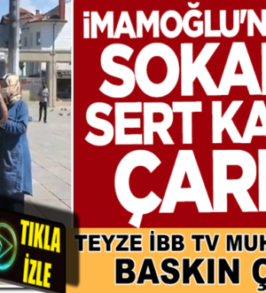 İBB TV muhabiri Ekrem İmamoğlu’nu övmeye çalıştı ama olmadı