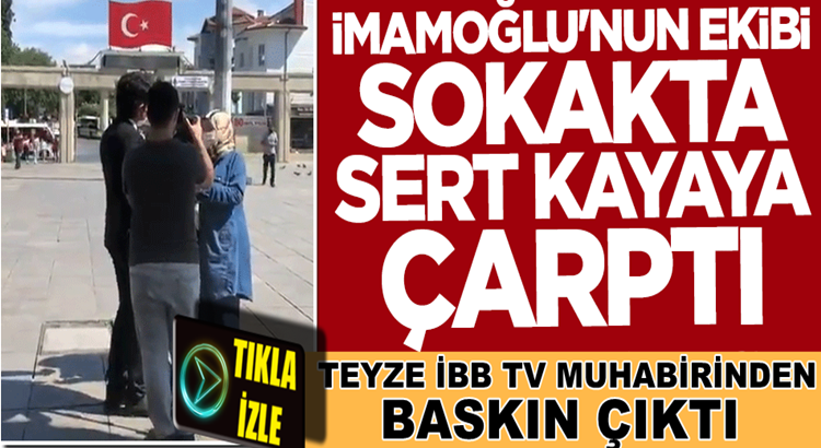  İBB TV muhabiri Ekrem İmamoğlu’nu övmeye çalıştı ama olmadı