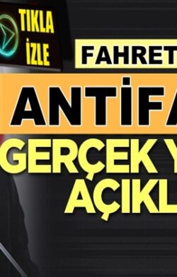 İletişim Başkanı Fahrettin Altun Antifa’nın gerçeklerini anlattı