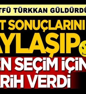 İP’li Lütfü Türkkan Anket açıkladı ve erken seçim için tarih verdi