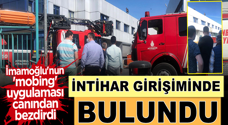  İstanbul Büyükşehir belediyesine bağlı Hamidiye Su’da intihar girişimi