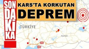 Kars’ta ardı arkasına korkutan depremler olmaya devam ediyor