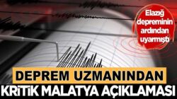Malatya depremi sonrası deprem uzmanı Naci Görür’den açıklama