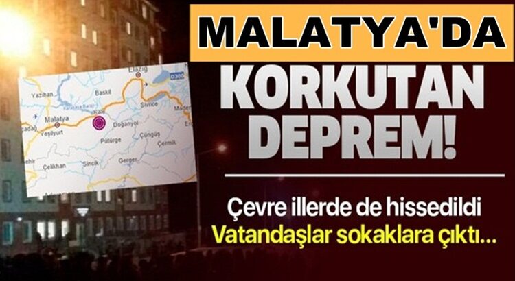  Malatya’da deprem meydana geldi! Kandili ve AFAD’dan açıklama geldi