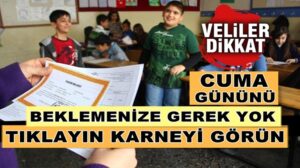 MEB açıkladı Karneleri e-okul üzerinden erişime açıldı