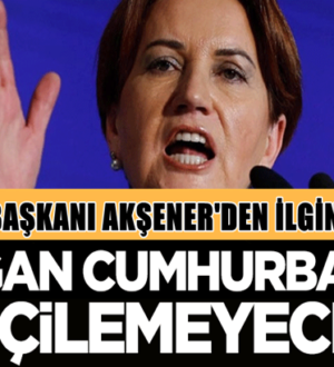 Meral Akşener’den Cumhurbaşkanı Erdoğan hakkında ilginç iddia