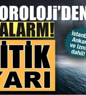 Meteoroloji, İstanbul dahil 25 ile kuvvetli yağış uyarısı