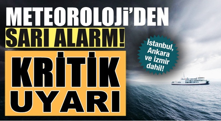  Meteoroloji, İstanbul dahil 25 ile kuvvetli yağış uyarısı