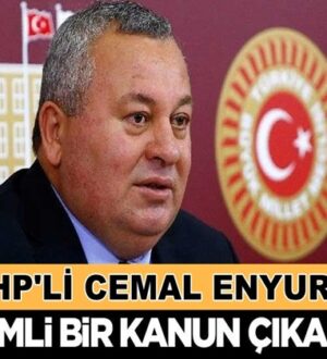 MHP Milletvekili Cemal Enginyurt: Çok önemli bir kanun çıkarılacak